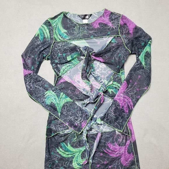 Kim Shui - multi tie mesh dress - made in Italy - Picture 6 of 13